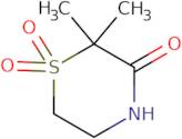 2,2-Dimethylthiomorpholin-3-one 1,1-dioxide