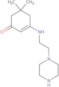 5,5-Dimethyl-3-[(2-piperazin-1-ylethyl)amino]cyclohex-2-en-1-one