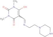 1,3-Dimethyl-5-{[(2-piperazin-1-ylethyl)amino]methylene}pyrimidine-2,4,6(1H,3H,5H)-trione