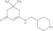 5,5-Dimethyl-3-[(piperidin-4-ylmethyl)amino]cyclohex-2-en-1-one