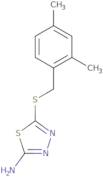 5-[(2,4-Dimethylbenzyl)thio]-1,3,4-thiadiazol-2-amine