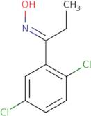 (1E)-1-(2,5-Dichlorophenyl)propan-1-one oxime