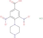 3,5-Dinitro-4-piperazin-1-ylbenzoic acid hydrochloride