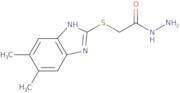 2-[(5,6-Dimethyl-1H-benzimidazol-2-yl)thio]acetohydrazide