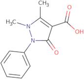 1,5-Dimethyl-3-oxo-2-phenyl-2,3-dihydro-1H-pyrazole-4-carboxylic acid