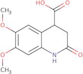 6,7-Dimethoxy-2-oxo-1,2,3,4-tetrahydroquinoline-4-carboxylic acid