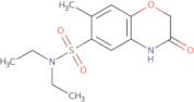 N,N-Diethyl-7-methyl-3-oxo-3,4-dihydro-2H-1,4-benzoxazine-6-sulfonamide