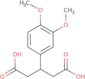 3-(3,4-Dimethoxyphenyl)pentanedioic acid