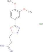 [5-(3,4-Dimethoxyphenyl)-1,3,4-oxadiazol-2-yl]methyl imidothiocarbamate hydrochloride