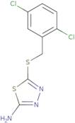 5-[(2,5-Dichlorobenzyl)thio]-1,3,4-thiadiazol-2-amine