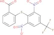 2-{[2,6-Dinitro-4-(trifluoromethyl)phenyl]thio}benzoic acid