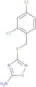 3-[(2,4-Dichlorobenzyl)thio]-1,2,4-thiadiazol-5-amine