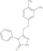 5-[(3,4-Dimethylphenoxy)methyl]-4-phenyl-4H-1,2,4-triazole-3-thiol