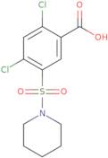 2,4-Dichloro-5-(piperidin-1-ylsulfonyl)benzoic acid