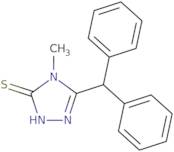 5-(Diphenylmethyl)-4-methyl-4H-1,2,4-triazole-3-thiol