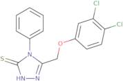 5-[(3,4-Dichlorophenoxy)methyl]-4-phenyl-4H-1,2,4-triazole-3-thiol