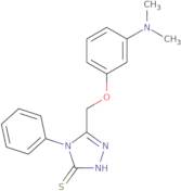 5-{[3-(Dimethylamino)phenoxy]methyl}-4-phenyl-4H-1,2,4-triazole-3-thiol