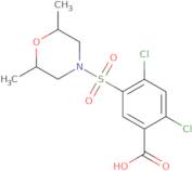 2,4-Dichloro-5-[(2,6-dimethylmorpholin-4-yl)sulfonyl]benzoic acid