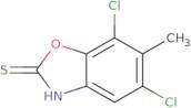 5,7-Dichloro-6-methyl-1,3-benzoxazole-2-thiol