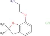 {2-[(2,2-Dimethyl-2,3-dihydro-1-benzofuran-7-yl)oxy]ethyl}amine hydrochloride