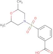 3-[(2,6-Dimethylmorpholin-4-yl)sulfonyl]benzoic acid