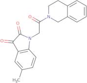 1-[2-(3,4-Dihydroisoquinolin-2(1H)-yl)-2-oxoethyl]-5-methyl-1H-indole-2,3-dione