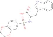 N-(2,3-Dihydro-1,4-benzodioxin-6-ylsulfonyl)tryptophan