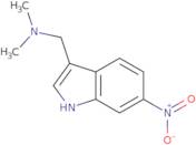 N,N-Dimethyl-1-(6-nitro-1H-indol-3-yl)methanamine