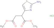 Dimethyl 2-(2-amino-1,3-thiazol-4-yl)succinate hydrochloride