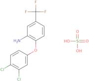 [2-(3,4-Dichlorophenoxy)-5-(trifluoromethyl)phenyl]amine sulfate (salt)