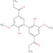 1,1'-(6,6'-Dihydroxy-5,5'-dimethoxybiphenyl-3,3'-diyl)dipropan-1-one