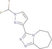 3-[1-(Difluoromethyl)-1H-pyrazol-3-yl]-6,7,8,9-tetrahydro-5H-[1,2,4]triazolo[4,3-a]azepine