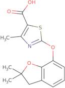 2-[(2,2-Dimethyl-2,3-dihydro-1-benzofuran-7-yl)oxy]-4-methyl-1,3-thiazole-5-carboxylic acid