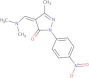 4-[(Dimethylamino)methylene]-5-methyl-2-(4-nitrophenyl)-2,4-dihydro-3H-pyrazol-3-one