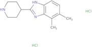 4,5-Dimethyl-2-piperidin-4-yl-1H-benzimidazole dihydrochloride