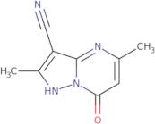 2,5-Dimethyl-7-oxo-4,7-dihydropyrazolo[1,5-a]pyrimidine-3-carbonitrile