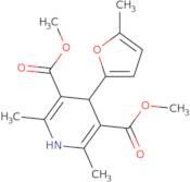 Dimethyl 2,6-dimethyl-4-(5-methyl-2-furyl)-1,4-dihydropyridine-3,5-dicarboxylate