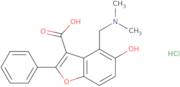 4-[(Dimethylamino)methyl]-5-hydroxy-2-phenyl-1-benzofuran-3-carboxylic acid hydrochloride