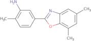 [5-(5,7-Dimethyl-1,3-benzoxazol-2-yl)-2-methylphenyl]amine