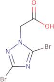 (3,5-Dibromo-1H-1,2,4-triazol-1-yl)acetic acid