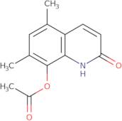 5,7-Dimethyl-2-oxo-1,2-dihydroquinolin-8-yl acetate