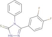 5-(3,4-Difluorophenyl)-4-phenyl-4H-1,2,4-triazole-3-thiol