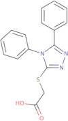 [(4,5-Diphenyl-4H-1,2,4-triazol-3-yl)thio]acetic acid