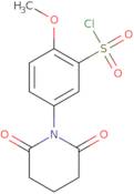 5-(2,6-Dioxopiperidin-1-yl)-2-methoxybenzenesulfonyl chloride