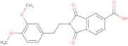 2-[2-(3,4-Dimethoxyphenyl)ethyl]-1,3-dioxoisoindoline-5-carboxylic acid