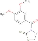 3-(3,4-Dimethoxybenzoyl)-1,3-thiazolidine-2-thione