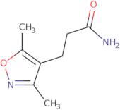 3-(3,5-Dimethylisoxazol-4-yl)propanamide