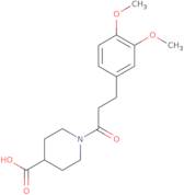 1-[3-(3,4-Dimethoxyphenyl)propanoyl]piperidine-4-carboxylic acid