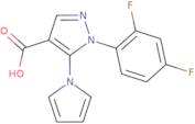 1-(2,4-Difluorophenyl)-5-(1H-pyrrol-1-yl)-1H-pyrazole-4-carboxylic acid