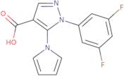 1-(3,5-Difluorophenyl)-5-(1H-pyrrol-1-yl)-1H-pyrazole-4-carboxylic acid